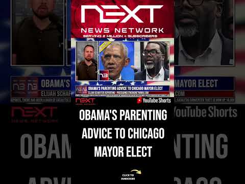 You are currently viewing Obama’s Parenting Advice to Chicago Mayor Elect #shorts