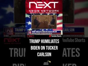 Read more about the article Trump HUMILIATES Biden On Tucker Carlson #shorts