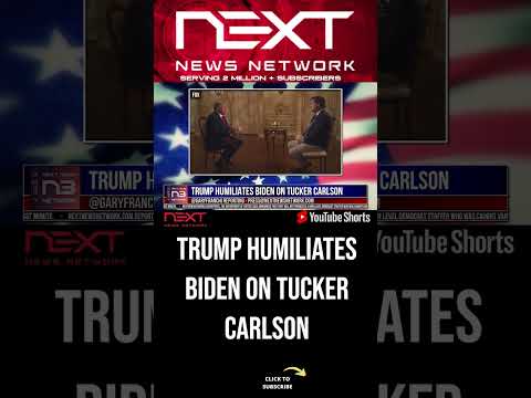 You are currently viewing Trump HUMILIATES Biden On Tucker Carlson #shorts