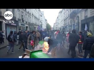 Read more about the article French protesters clash with police after approval of higher retirement age