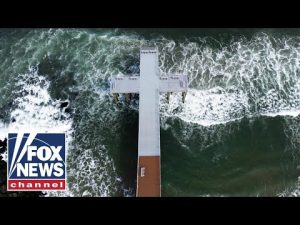 Read more about the article Jersey Shore beach town rebuilds pier in shape of the cross