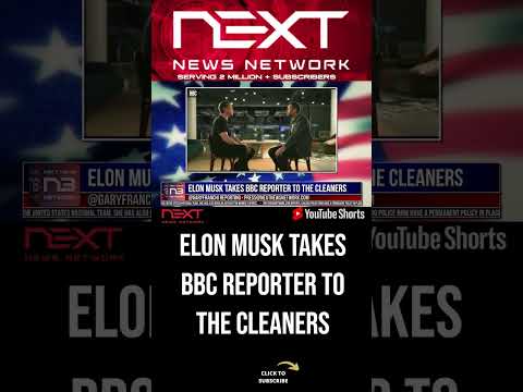 You are currently viewing Elon Musk Takes BBC Reporter To The Cleaners #shorts