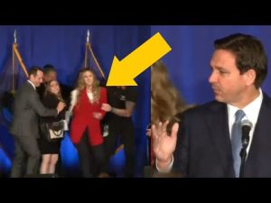 Read more about the article DeSantis UNFAZED As Protesters Storm Stage During Speech