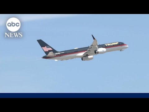 You are currently viewing Trump’s airplane leaves Palm Beach International Airport for New York