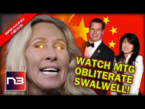 You are currently viewing Watch Marjorie Taylor Greene DESTROY Eric Swalwell on Live TV!