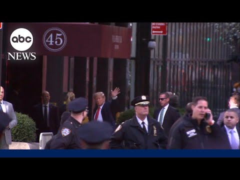 You are currently viewing Trump arrives in NYC ahead of arraignment