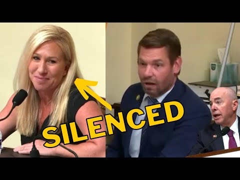 You are currently viewing Wild Sequence: MTG Gets Speaking Rights REVOKED After Ripping Into Swalwell and Mayorkas