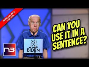 Read more about the article Biden’s Latest Blunder: President can’t Spell “Eight” Proves He’s Not As Smart As He Thinks He Is