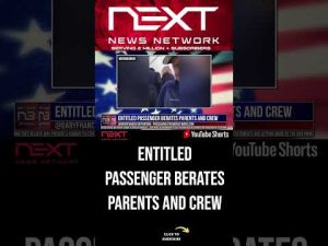 Read more about the article Entitled Passenger Berates Parents and Crew #shorts