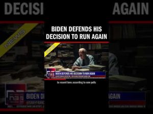 Read more about the article Biden Defends His Decision to Run Again