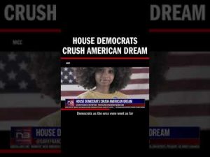 Read more about the article House Democrats Crush American Dream