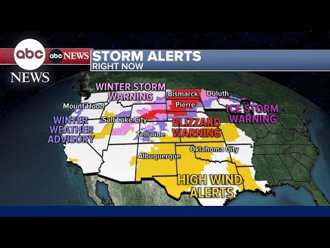 You are currently viewing Severe weather expected to bring tornado, blizzard threats across country | ABCNL