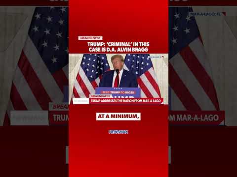 You are currently viewing TRUMP FIRES BACK: ‘Criminal’ in this case is Alvin Bragg