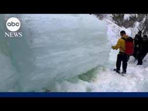 Read more about the article Woman killed by falling ice after pushing fellow climbers out of the way