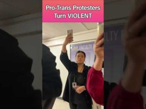 Read more about the article Riley Gaines ATTACKED By Violent  Pro-Trans Protestors