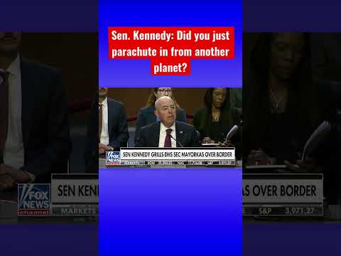 You are currently viewing Sen. Kennedy RIPS into Mayorkas over border crisis #border #bordercrossing