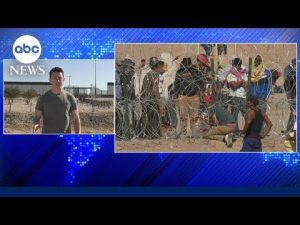 Read more about the article Migrants gather at the border in anticipation of the ending of Title 42 | ABCNL