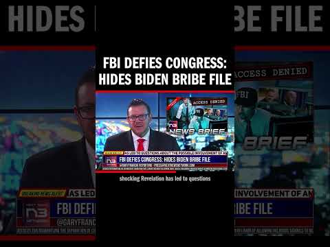 You are currently viewing FBI Defies Congress: Hides Biden Bribe File