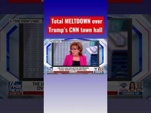 Read more about the article Liberals LOSE IT over Trump’s CNN town hall #shorts
