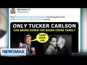 Read more about the article Only Tucker can bring down Biden ‘crime family’: Marc Rudov | American Agenda