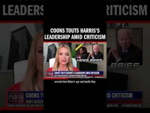 Read more about the article Coons Touts Harris’s Leadership Amid Criticism