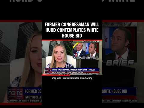 You are currently viewing Former Congressman Will Hurd Contemplates White House Bid