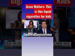 Read more about the article Jesse Watters ROASTS Michelle Obama’s fruit juice #shorts