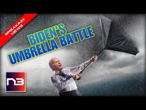 Read more about the article Biden’s Umbrella Fail: Embarrassing Incompetence Exposed in Rainy Disaster!