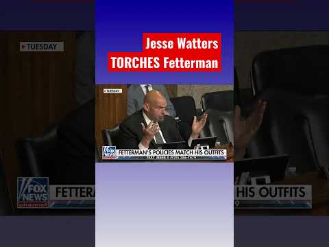 You are currently viewing Jesse Watters: Fetterman is a sloppy prop! #shorts