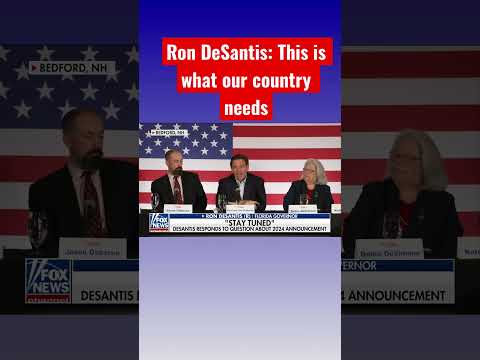 You are currently viewing Ron DeSantis teases presidential run #shorts