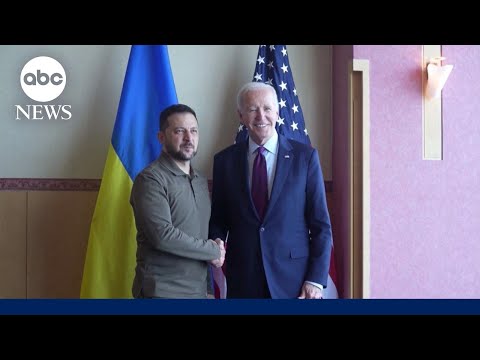 You are currently viewing Ukrainian president attends G-7 summit in Japan
