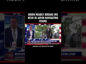 Read more about the article Biden Nearly Breaks His Neck in Japan Navigating Stairs