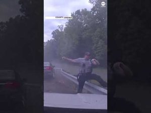 Read more about the article Officer nearly crushed by out-of-control car | ABC News