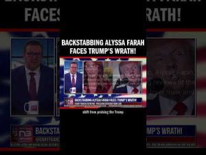 Read more about the article Backstabbing Alyssa Farah Faces Trump’s Wrath!