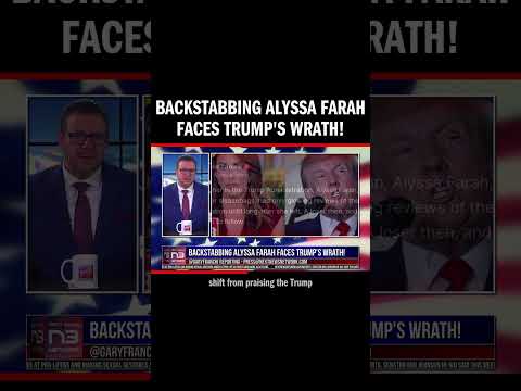 You are currently viewing Backstabbing Alyssa Farah Faces Trump’s Wrath!