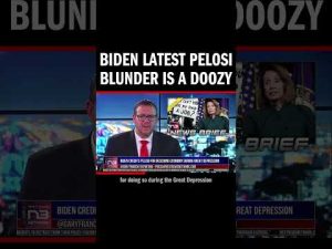 Read more about the article Biden Latest Pelosi Blunder is a Doozy
