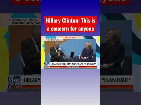 You are currently viewing Hillary Clinton: Biden’s age is an issue #shorts