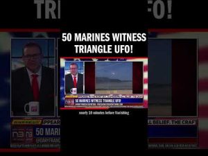Read more about the article 50 Marines Witness Triangle UFO!