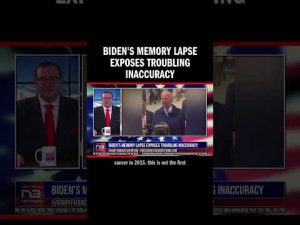 Read more about the article Biden’s Memory Lapse Exposes Troubling Inaccuracy