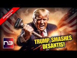 Read more about the article SHOTS FIRED! Trump SMASHES Desantis 2024 Entry With URGENT Video Warning