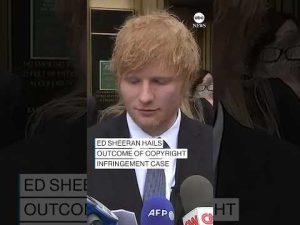 Read more about the article Ed Sheeran responds to winning copyright infringement lawsuit.