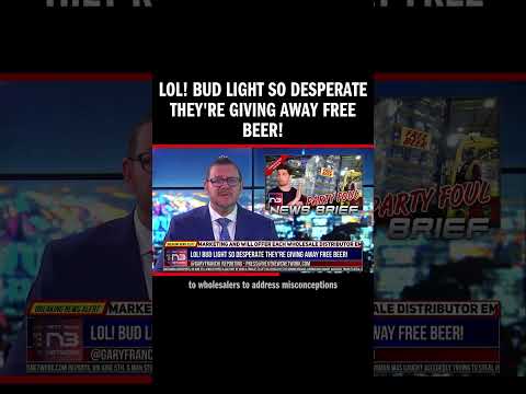 You are currently viewing LOL! Bud Light So DESPERATE They’re Giving Away FREE BEER!