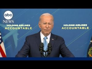 Read more about the article Biden delivers remarks on consumer protection from flight cancellations, delays