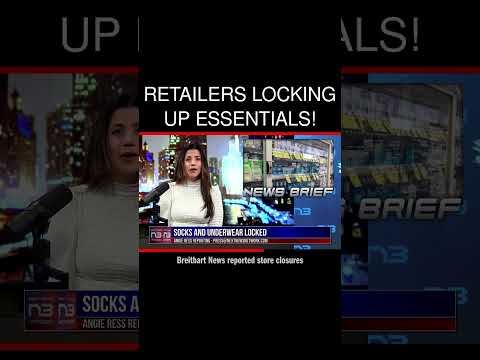 You are currently viewing As shoplifting spikes, Target and Walmart lock up basics like socks and underwear, sparking a debate