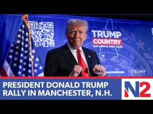 Read more about the article LIVE: President Trump Rally in Manchester, N.H.| NEWSMAX2