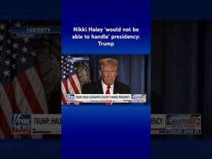 Read more about the article CAN’T HANDLE THE PRESSURE: Trump takes aim at GOP rivals ahead of NH #shorts