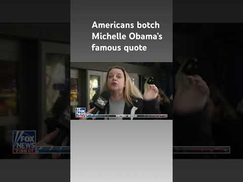 You are currently viewing ‘Jesse Watters Primetime’: Can Americans identify Michelle Obama’s famous line?