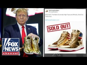 Read more about the article ‘GOLDEN TICKET’: Trump’s official sneaker sells out hours after release