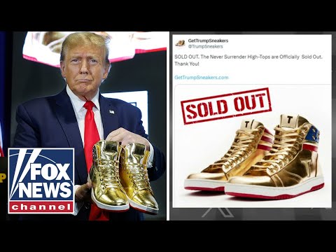You are currently viewing ‘GOLDEN TICKET’: Trump’s official sneaker sells out hours after release