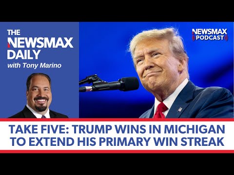 You are currently viewing Take Five: Trump Wins Michigan Primary | The NEWSMAX Daily (02/28/2024)